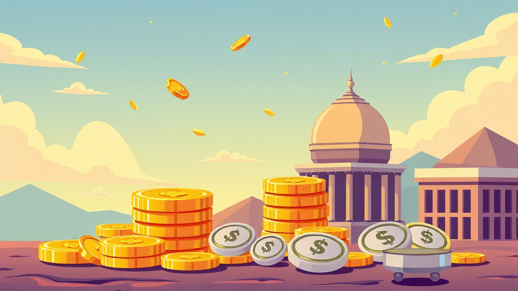 금/은 가격 결정 변수 (cartoon 스타일)