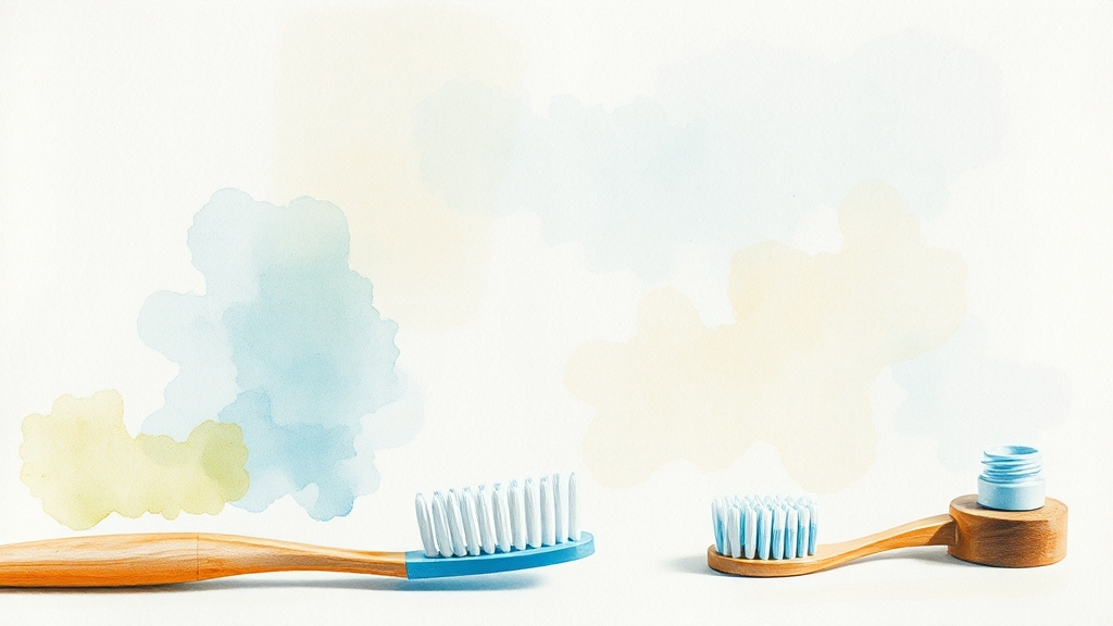 잇몸, 튼튼하게! (watercolor 스타일)