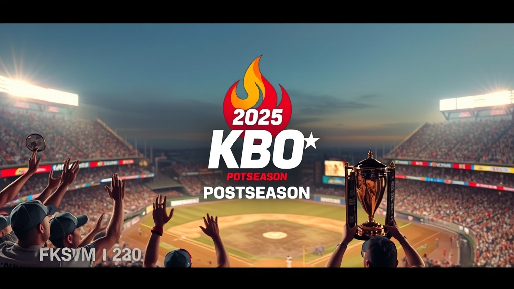 2025 KBO 포스트시즌 일정 (realistic 스타일)