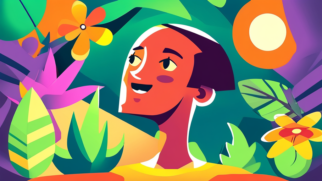 두려움을 성장의 기회로 바꾸는 방법 (cartoon 스타일)