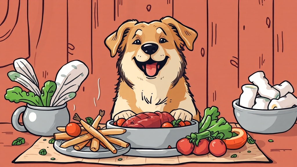 화식, 영양 균형 맞추기 (illustration 스타일)