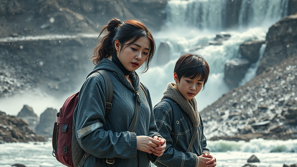 주요 인물 관계 분석 (realistic 스타일)