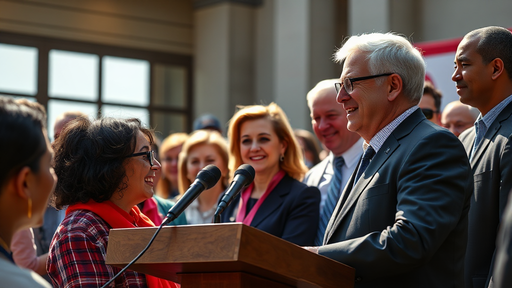 주요 정책 트렌드 분석 (realistic 스타일)