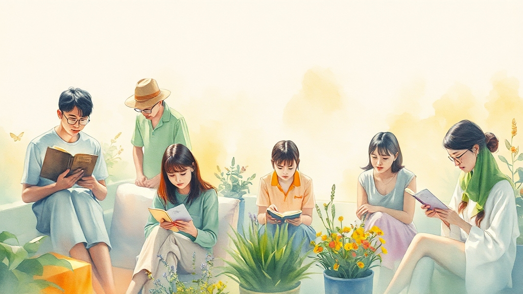 ‘내버려두기’의 진짜 의미 (watercolor 스타일)