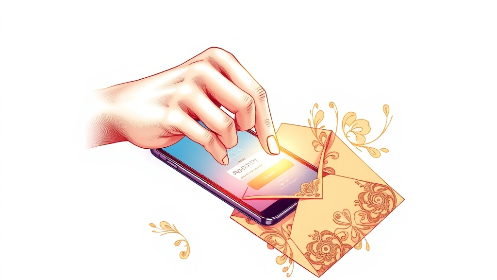 인터넷지로 납부 방법 (illustration 스타일)