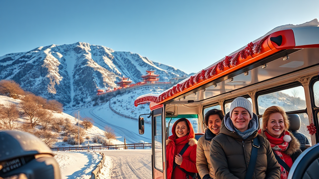 겨울 한라산, 잊지 못할 추억을! (realistic 스타일)