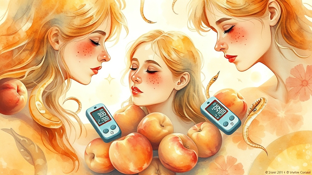 대극천 복숭아, 주의할 점은 없을까요? (watercolor 스타일)