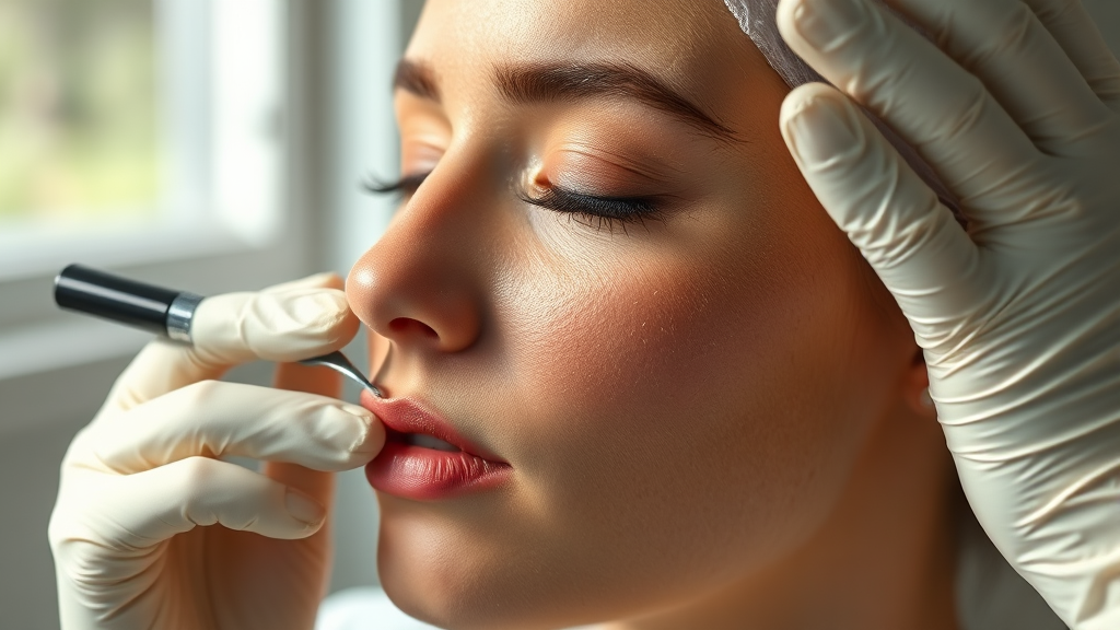 레이저 시술 후 기대 효과와 장기적인 관리 (realistic 스타일)