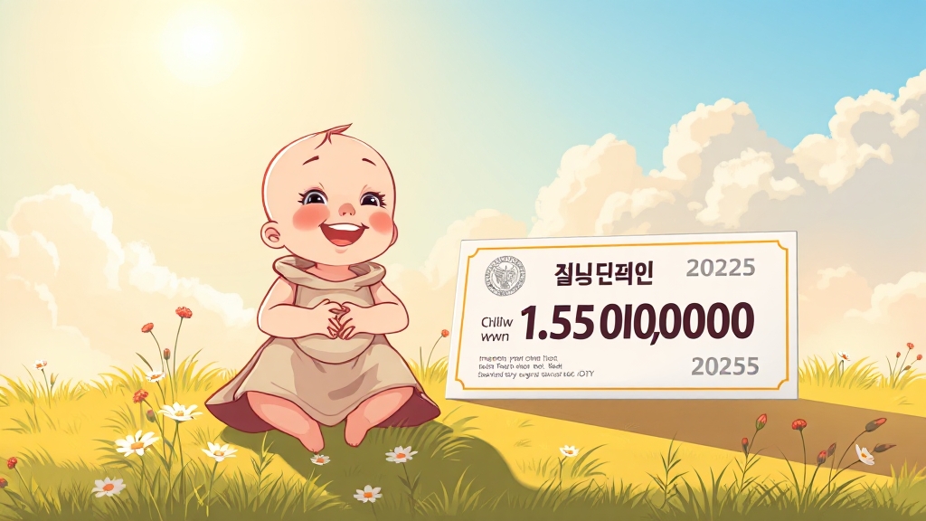 2025년 지원 대상 및 조건 (cartoon 스타일)