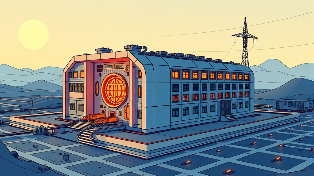 소형모듈원자로(SMR)란 무엇인가? 핵심 기술과 특징 (illustration 스타일)