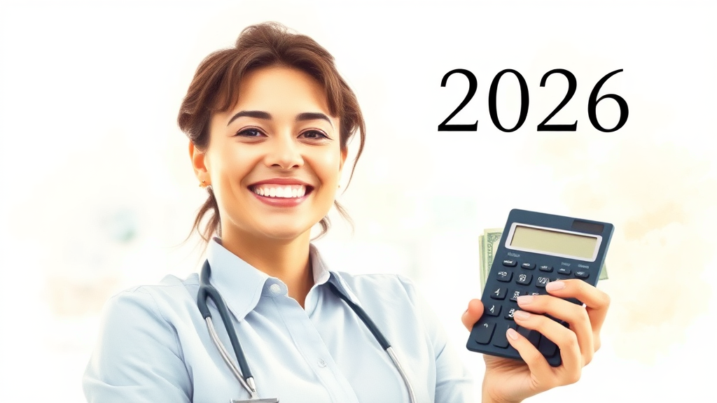 2026년 월급 계산: 실수령액 (watercolor 스타일)