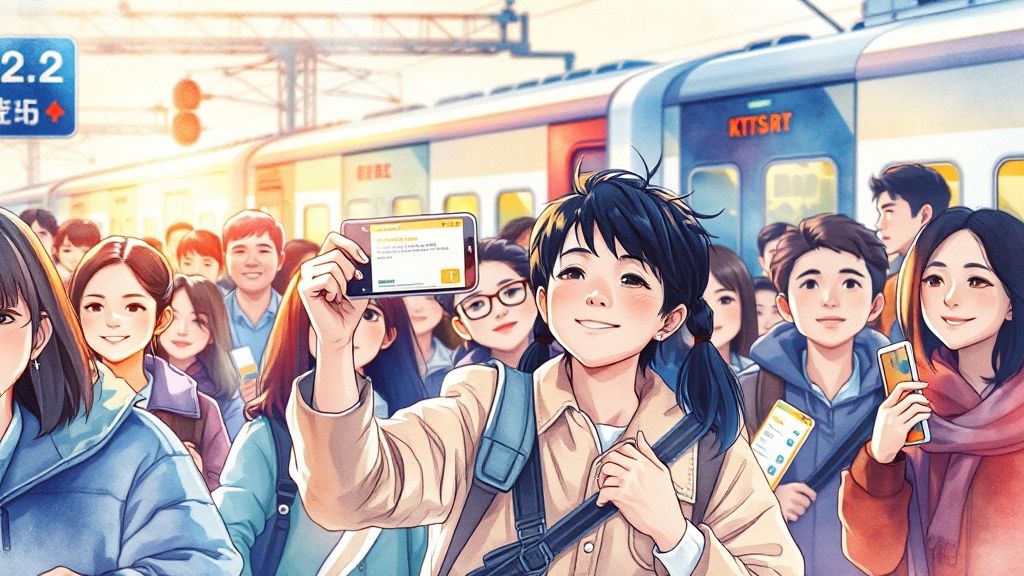 KTX/SRT 예매 꿀팁 대방출 (watercolor 스타일)