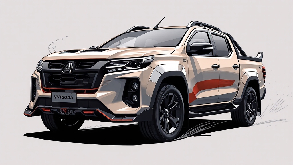 GV60 마그마 외관 디자인 변화 (illustration 스타일)