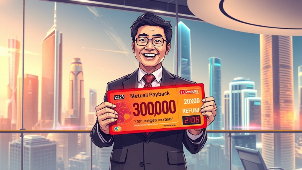 환급액 및 지급 방식 (illustration 스타일)