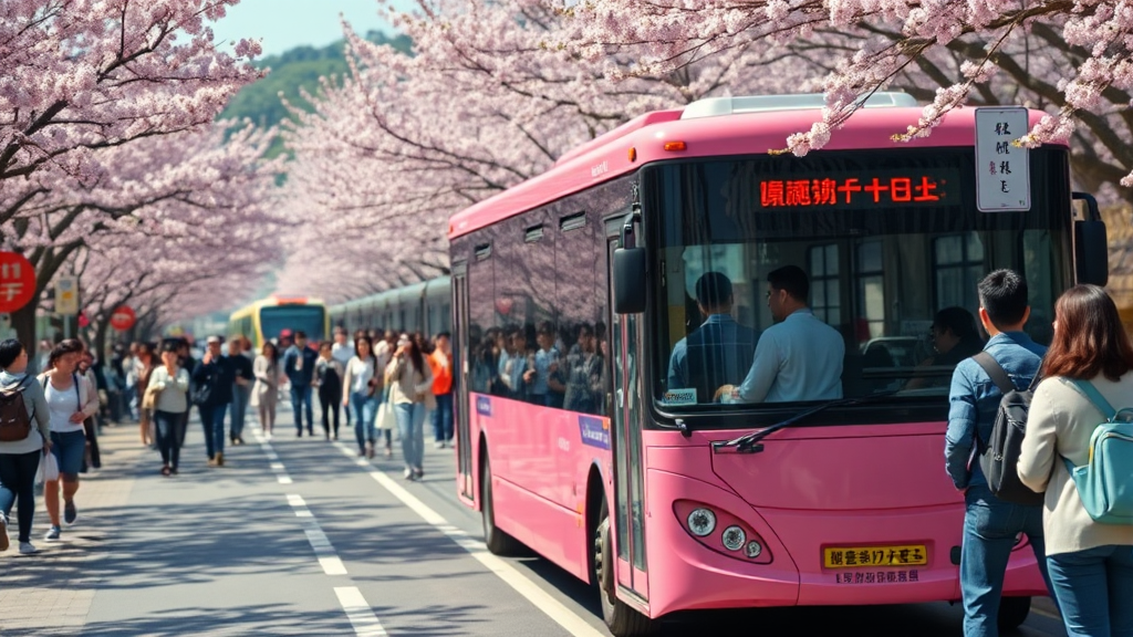 진해군항제 가는 길: 교통 정보 총정리 (realistic 스타일)