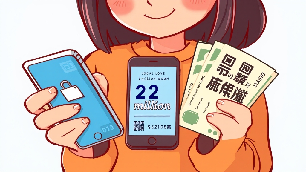 지역사랑상품권, 어떻게 살까요? (cartoon 스타일)