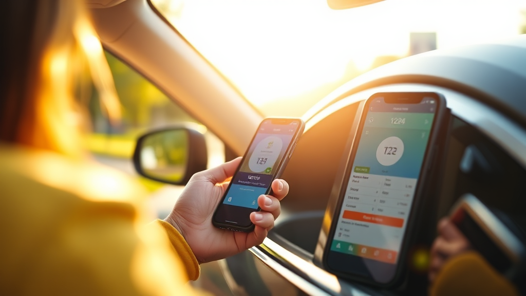 스마트 위택스 앱 활용법 (realistic 스타일)