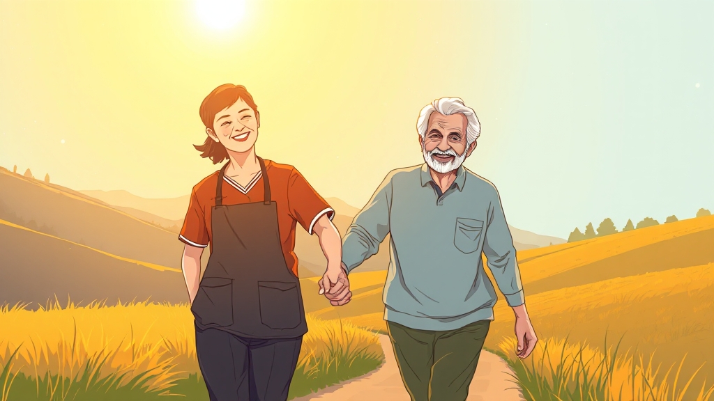 생활지원사란 무엇일까요? (illustration 스타일)