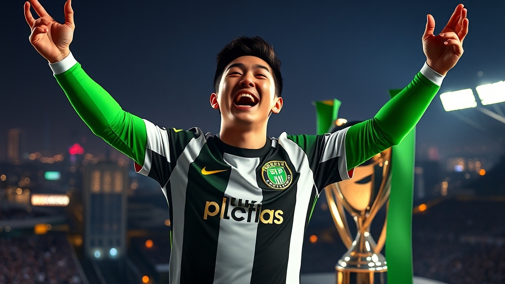 손흥민 LAFC 이적 발표 (realistic 스타일)