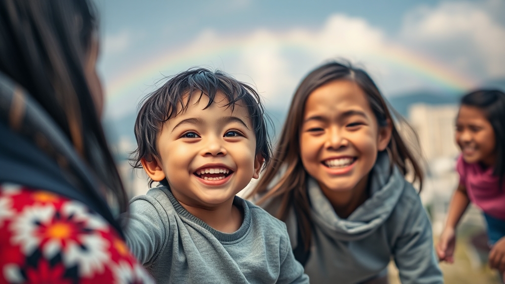 외국 국적 유아 보육료 지원 (realistic 스타일)