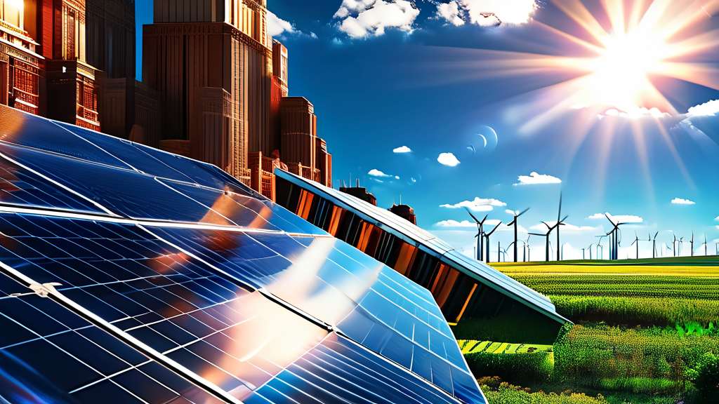 태양광 관련주 대장주 TOP6 분석 (realistic 스타일)