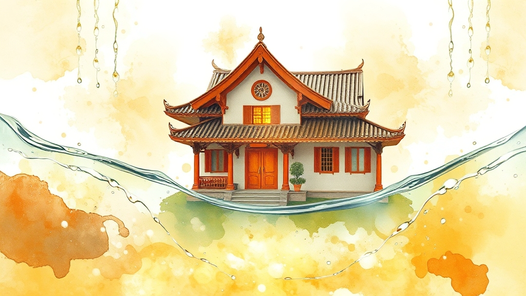 상황별 똥 꿈 해몽 (watercolor 스타일)