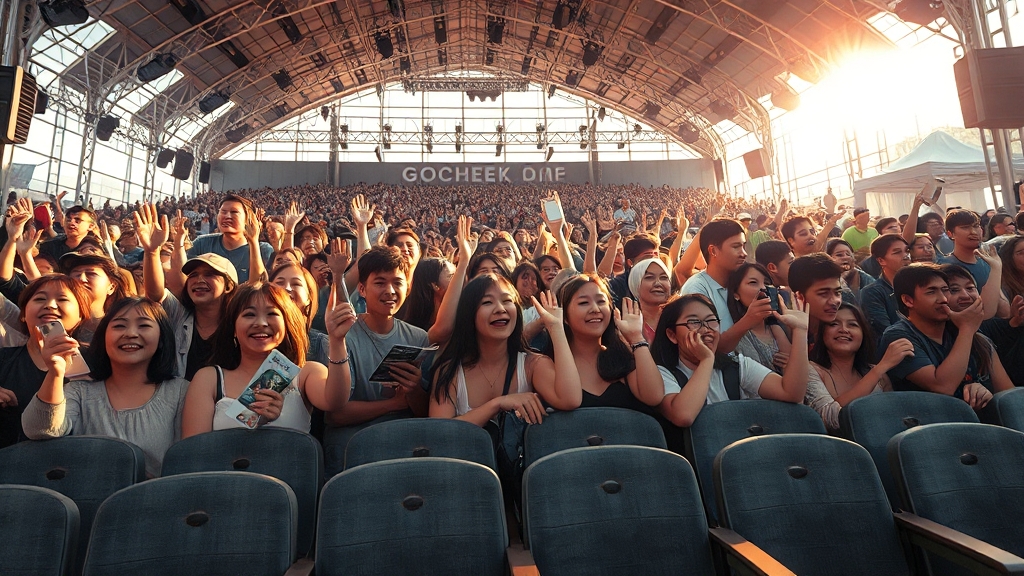 콘서트 관람 시 주의사항 (realistic 스타일)