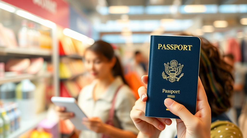 개인통관고유부호 발급 방법 (realistic 스타일)