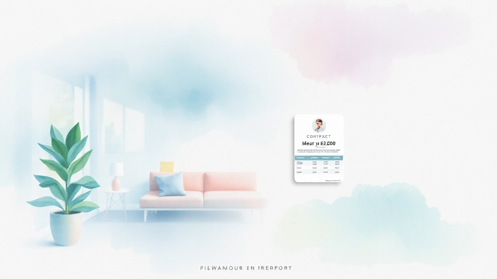 전월세 신고 방법: 온라인 vs 방문 (watercolor 스타일)