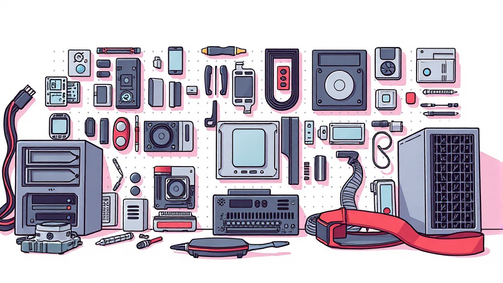 조립 전 필수 확인 사항 (illustration 스타일)