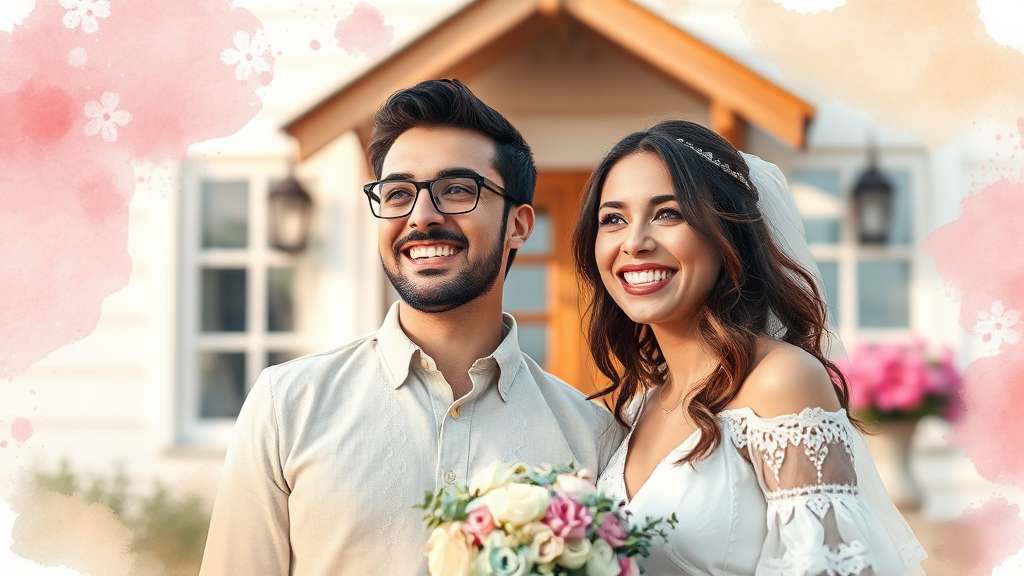 혼인신고의 득과 실 (watercolor 스타일)