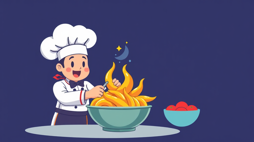 K푸드, K컬쳐 타고 글로벌 질주! 수출 성공 전략 A to Z 7 AI 기술 활용 수출 경쟁력 강화 (cartoon 스타일)