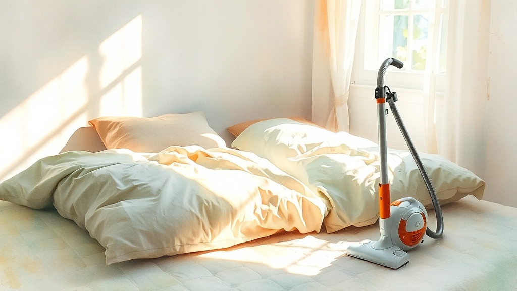 침구류, 매트리스 집중 관리 (watercolor 스타일)