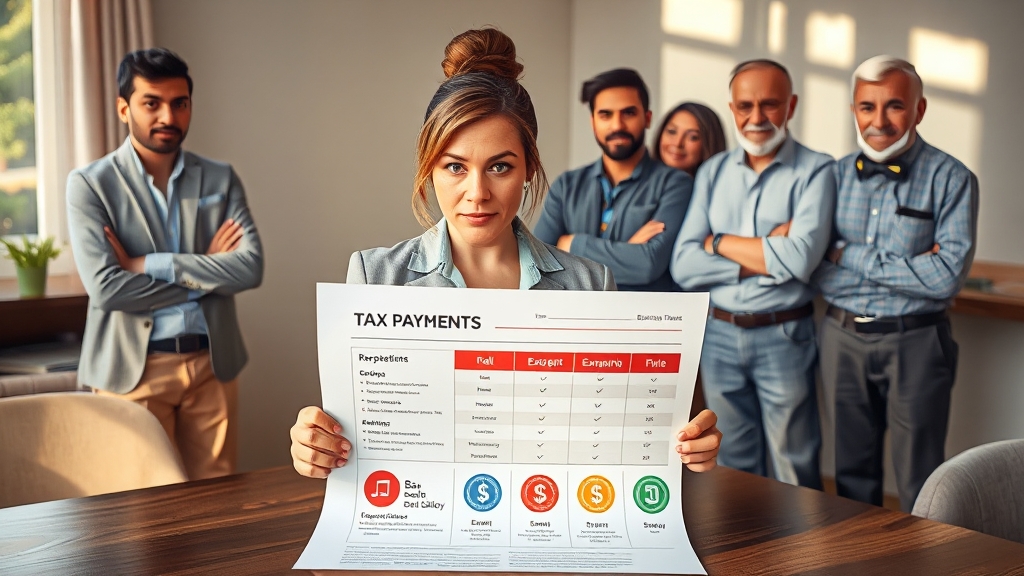 납부 대상 및 기준은? (realistic 스타일)