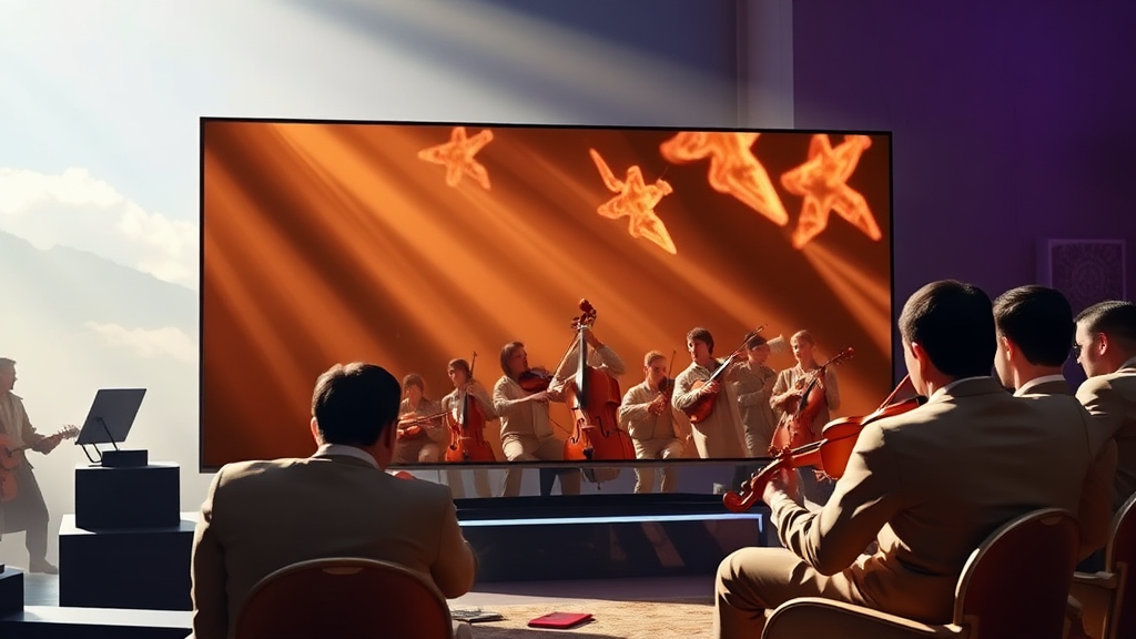 삼성 사운드바의 핵심 기술: Q-Symphony (realistic 스타일)