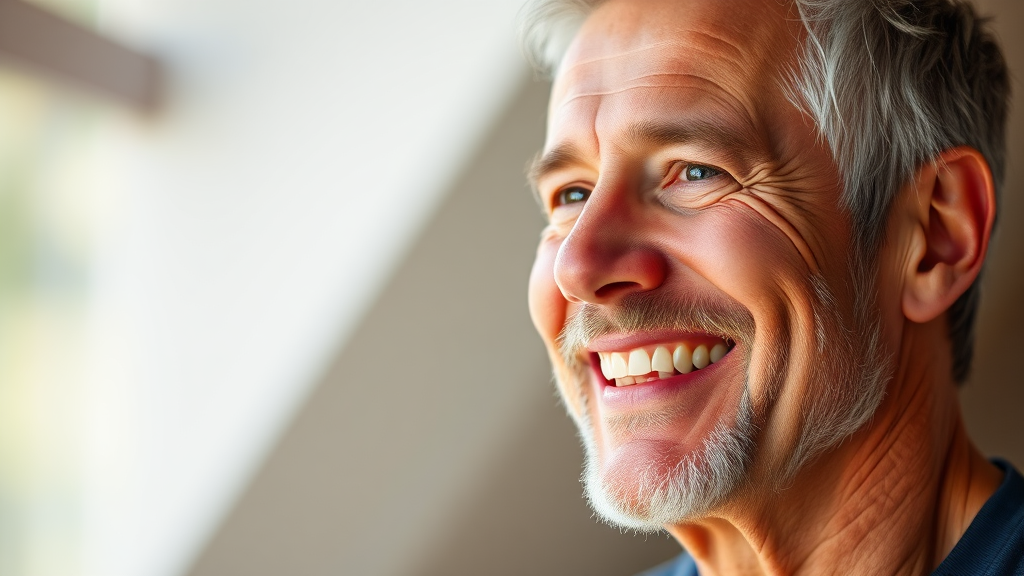 갱년기 예방 및 관리 (realistic 스타일)