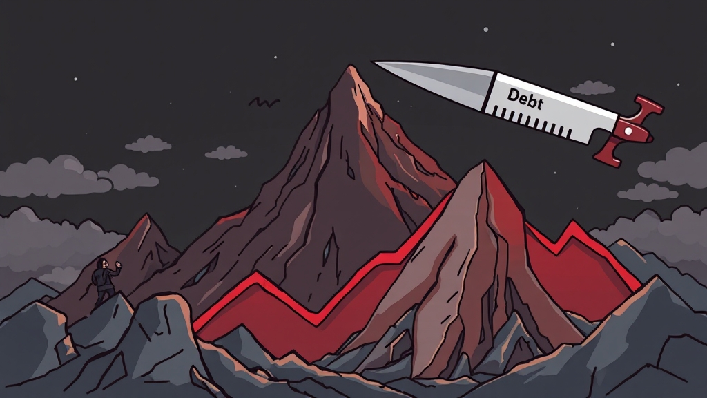 빚투 현황, 얼마나 심각? (cartoon 스타일)