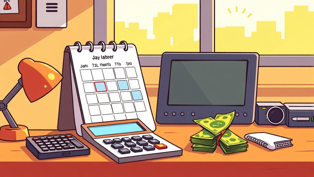 퇴직금, 어떻게 계산할까? (cartoon 스타일)