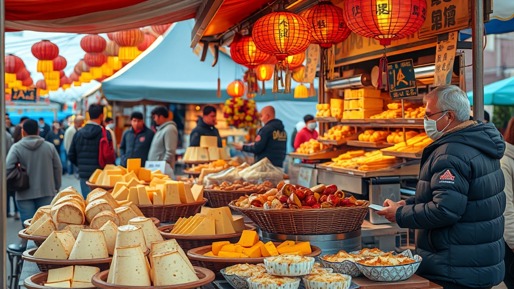 치즈 요리 & 먹거리 천국 (realistic 스타일)