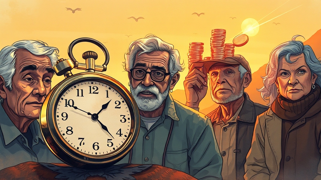 국민연금 수령 시기와 연금저축계좌로 노후 자금 2배 늘리는 법 6 노후 준비, 왜 지금 시작해야 할까? (illustration 스타일)