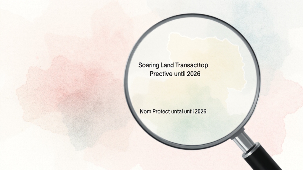 토지거래허가구역, 어디가 지정됐을까? (watercolor 스타일)