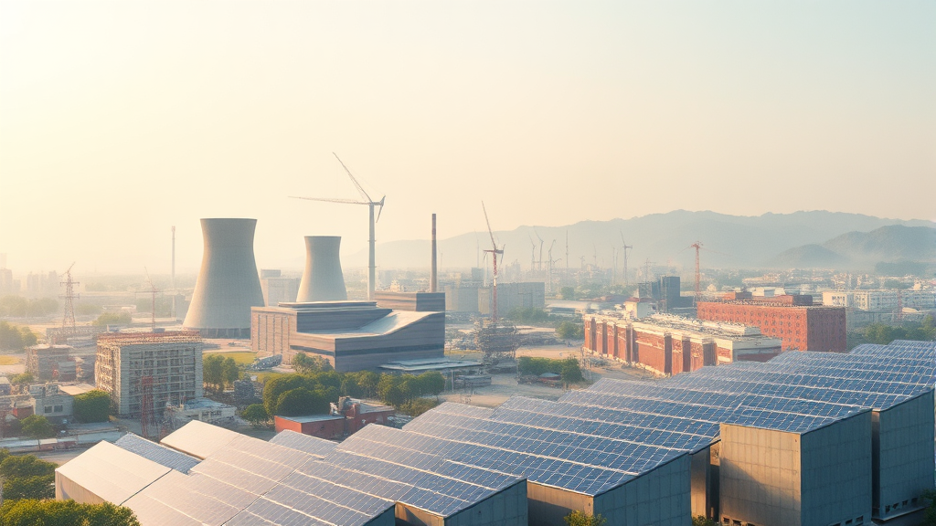 에너지 정책 변화와 주가 영향 (watercolor 스타일)