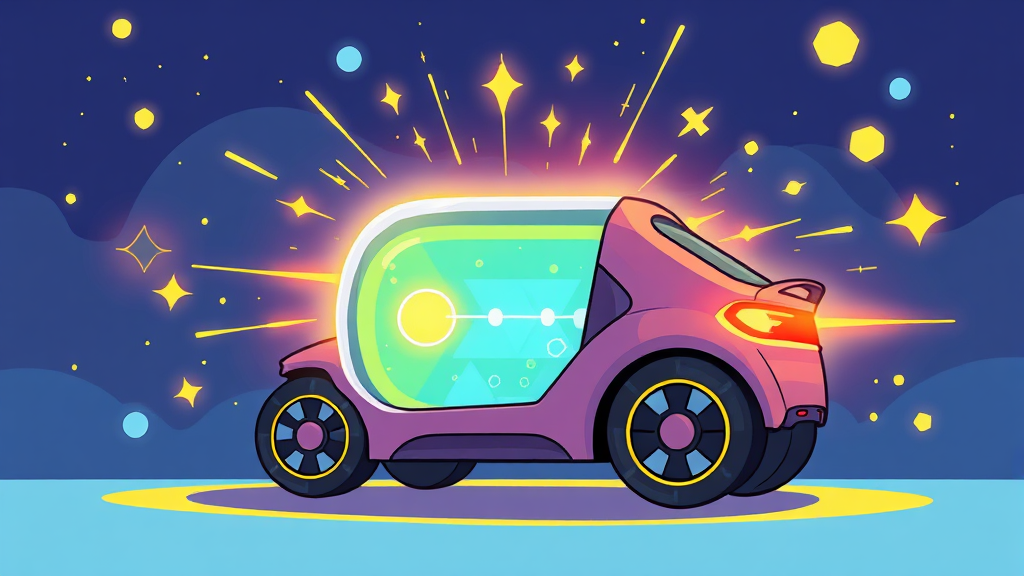 미래 전망: 전고체 배터리가 바꿀 산업 지형 (cartoon 스타일)