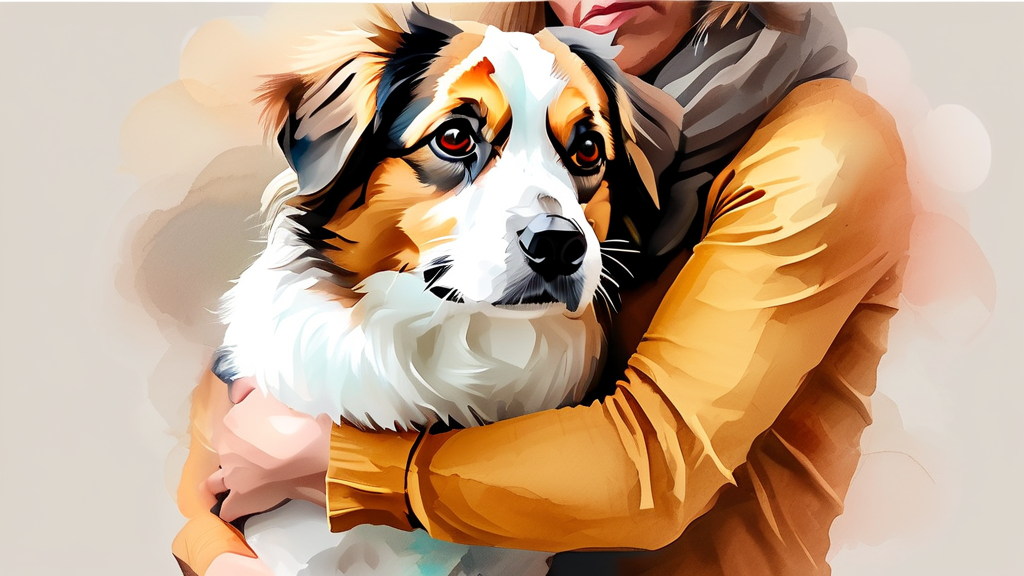 펫보험의 필요성: 예상치 못한 의료비 부담 대비 (watercolor 스타일)