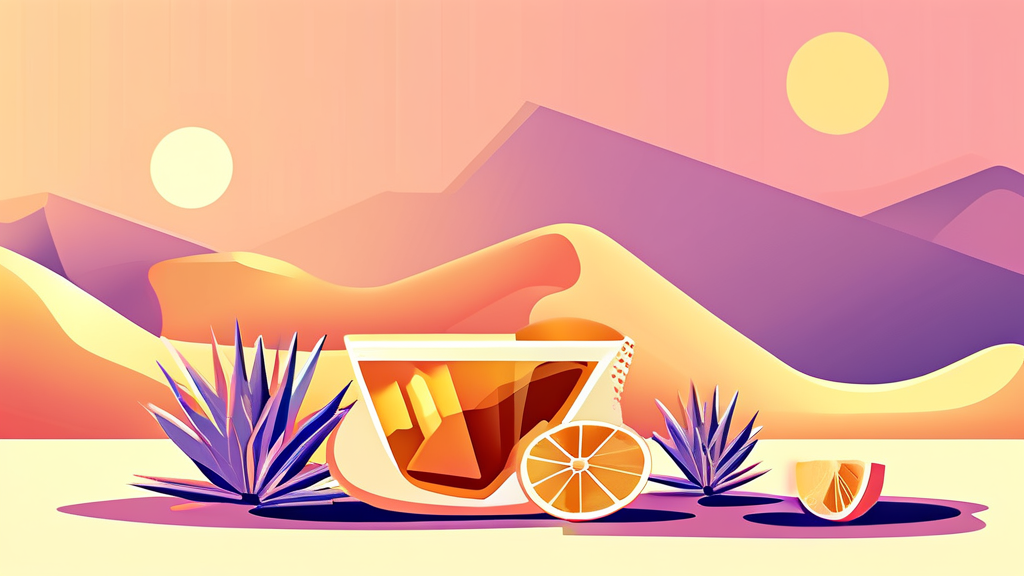 아가베 시럽 vs 설탕: 건강한 선택은? (illustration 스타일)