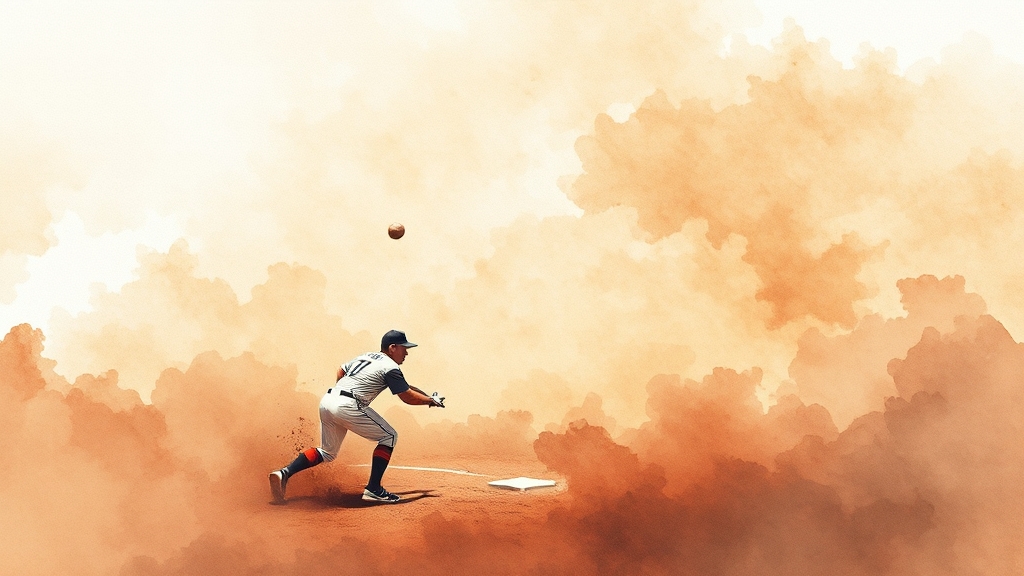 ‘불꽃야구’ 경기 영상 무단 사용 논란 (watercolor 스타일)