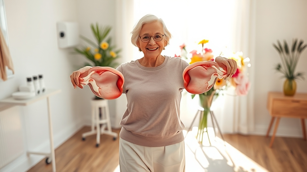 건강한 난소, 활기찬 노년! (realistic 스타일)