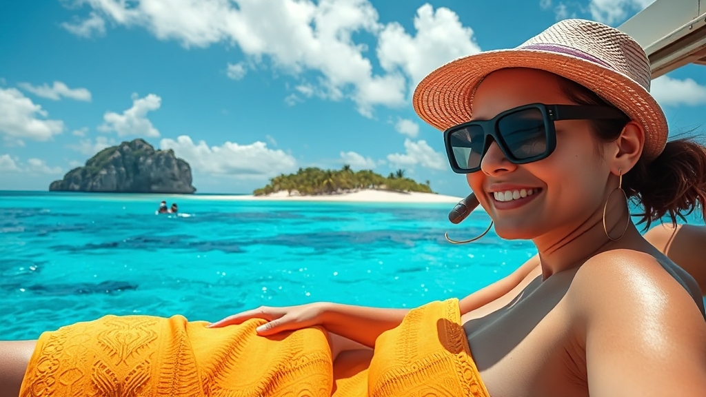 사이판 여행 꿀팁 (realistic 스타일)