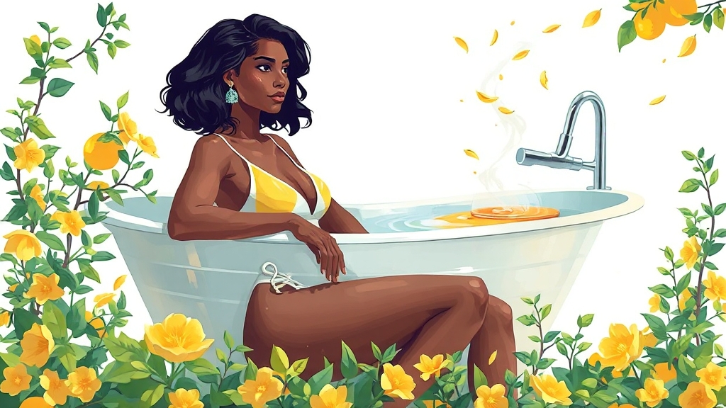 레몬버베나 활용법 (illustration 스타일)