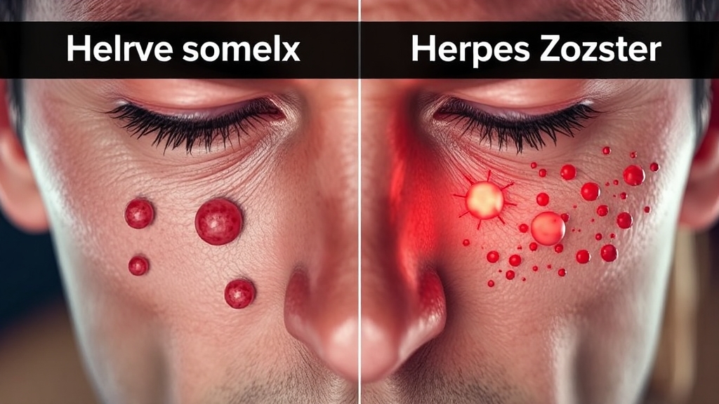 발생 부위와 통증 차이 (realistic 스타일)